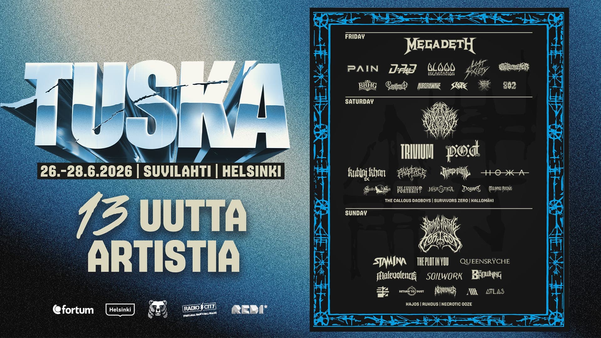 Tuska Festival poster